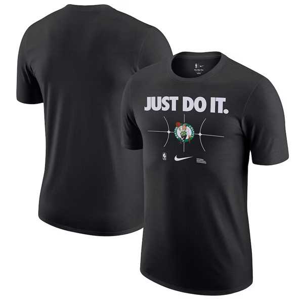 Men's Boston Celtics Black Just Do It T-Shirt,We sell and wholesale Men's Boston Celtics Black Just Do It T-Shirt on line form chian!